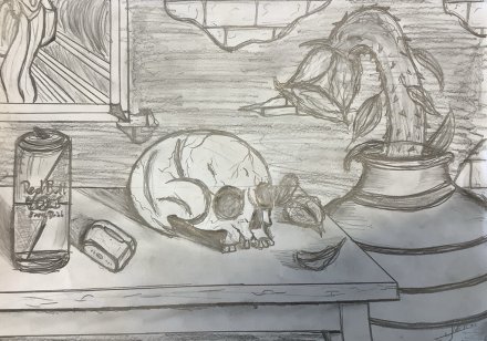 Schuelerarbeit aus dem Kunst- und Werkunterricht